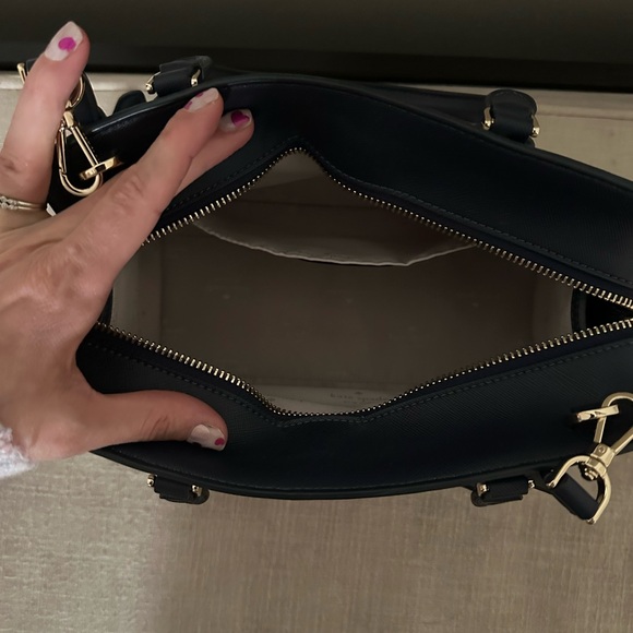 Like Brand new!! Kate Spade Madison Peacock Floral Medium Satchel - Picture 6 of 7